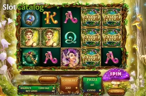 Скрин2. Fairies Forest (Red Rake) слот