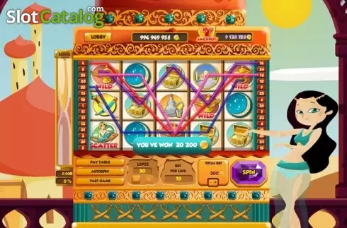 Скрин2. Arabian Nights (Red Rake) слот