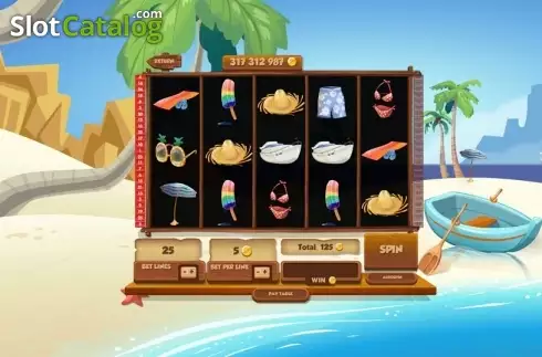 Скрин2. Paradise Beach (Red Rake) слот