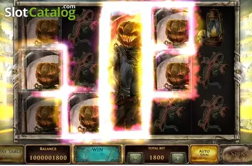Скрин3. Jack O'Lantern vs The Headless Horseman слот