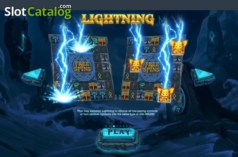 Скрин4. Thor's Lightning слот