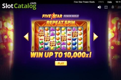 Скрин2. Five Star Power Reels слот