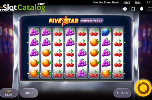 Скрин6. Five Star Power Reels слот
