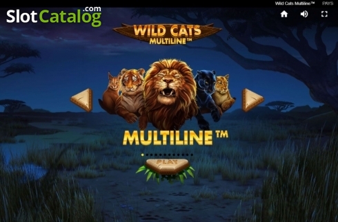 Скрин2. Wild Cats Multiline слот