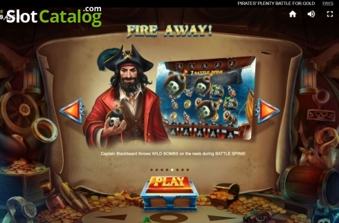 Скрин6. Pirates Plenty Battle for Gold слот
