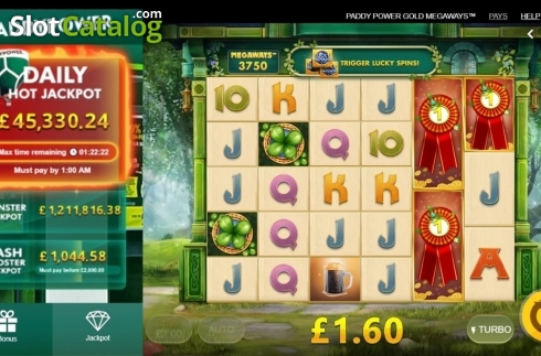 Скрин3. Paddy Power Gold Megaways слот