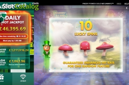 Скрин5. Paddy Power Gold Megaways слот