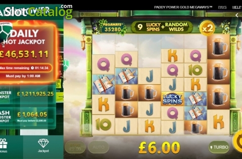Скрин6. Paddy Power Gold Megaways слот