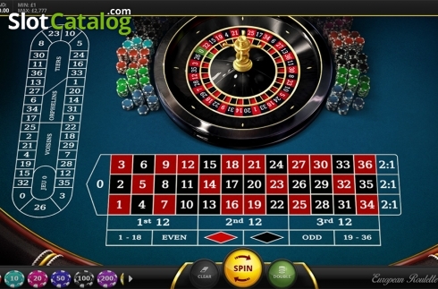 Скрин2. European Roulette (Red Tiger) слот