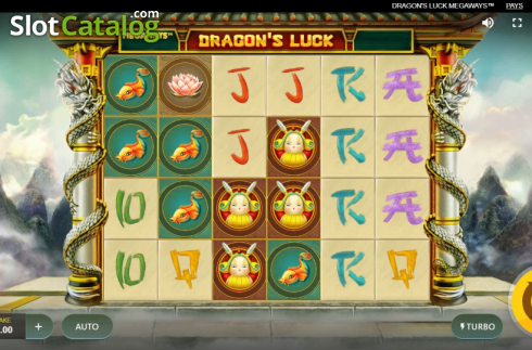 Скрин2. Dragon's Luck Megaways слот