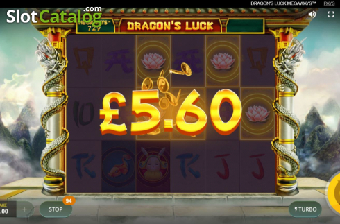 Скрин5. Dragon's Luck Megaways слот