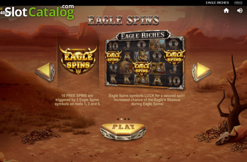Скрин4. Eagle Riches слот