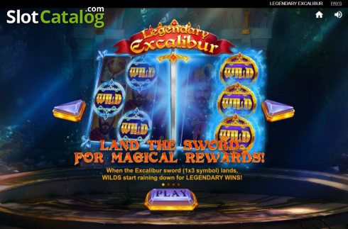 Скрин2. Legendary Excalibur слот