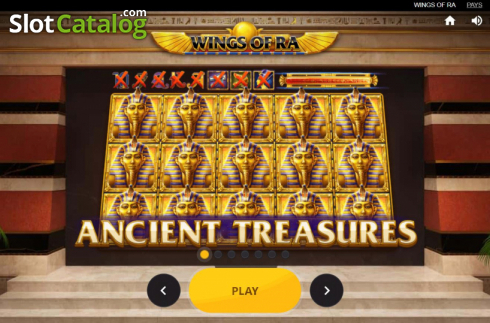 Скрин2. Wings Of Ra слот
