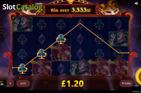 Скрин3. Cirque De La Fortune слот