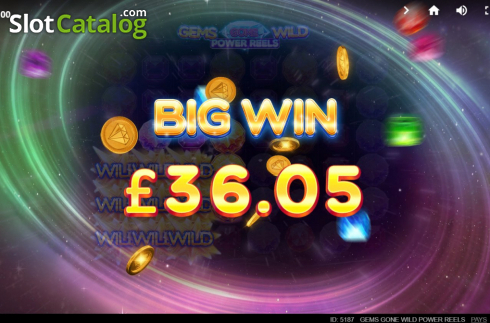 Скрин4. Gems Gone Wild Power Reels слот