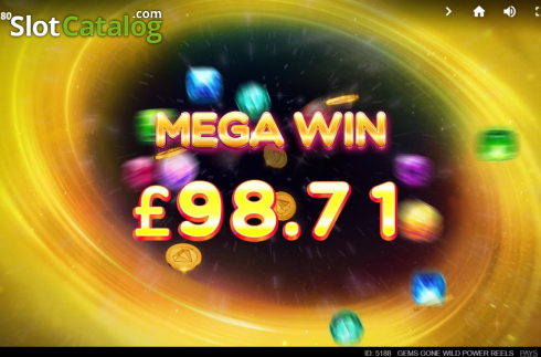 Скрин5. Gems Gone Wild Power Reels слот