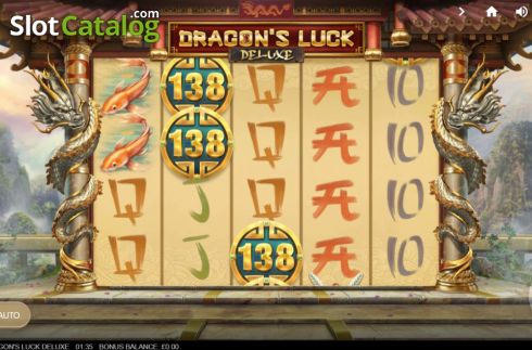 Скрин2. Dragons Luck Deluxe слот