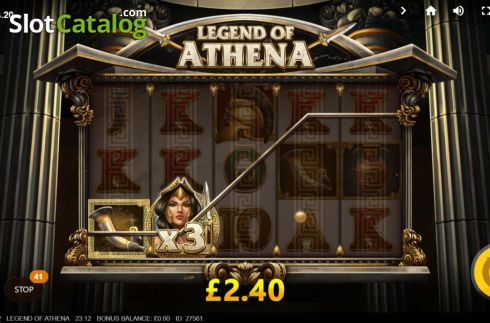 Скрин4. Legend of Athena (Red Tiger) слот