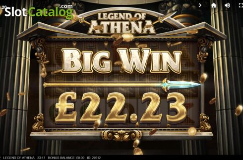 Скрин5. Legend of Athena (Red Tiger) слот