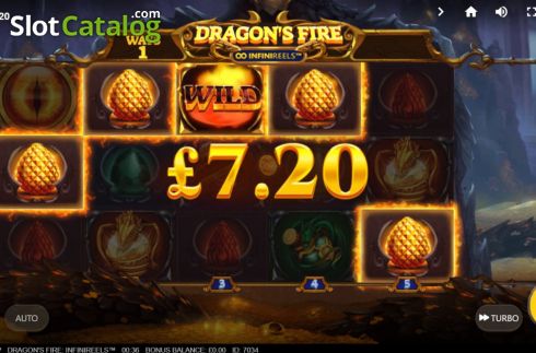 Скрин3. Dragons Fire Infinireels слот