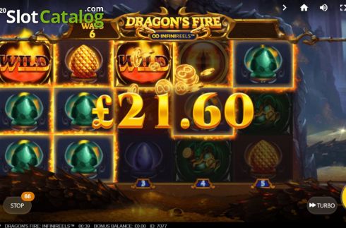 Скрин4. Dragons Fire Infinireels слот