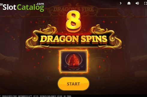 Скрин6. Dragons Fire Infinireels слот