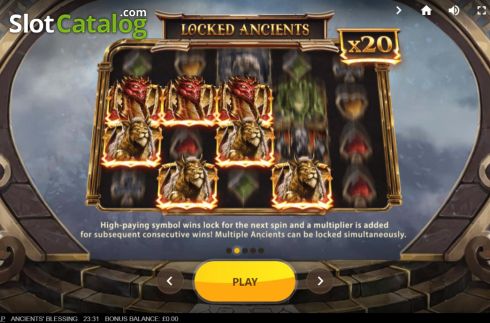 Скрин7. Ancients Blessing слот