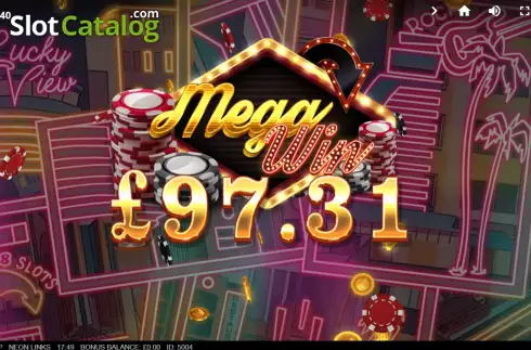 Скрин8. Neon Links слот