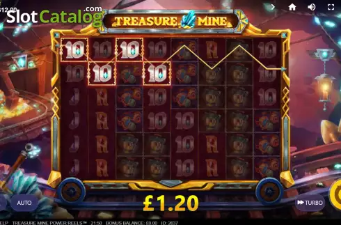 Скрин4. Treasure Mine Power Reels слот