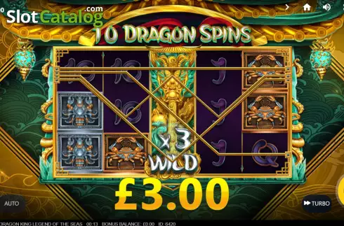 Скрин8. Dragon King Legend of the Seas слот