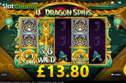 Скрин9. Dragon King Legend of the Seas слот