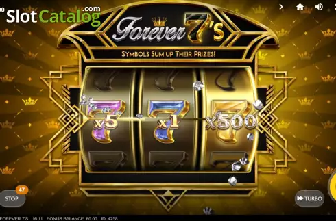 Скрин9. Forever 7s слот