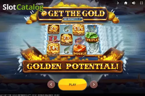 Скрин2. Get The Gold Infinireels слот