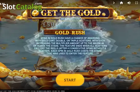 Скрин5. Get The Gold Infinireels слот