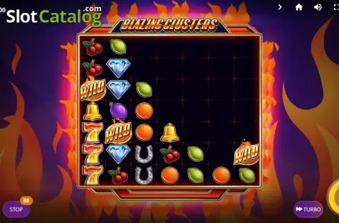 Скрин4. Blazing Clusters слот
