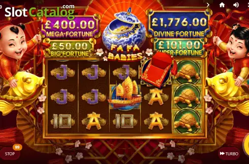 Скрин3. Fa Fa Babies (Red Tiger) слот