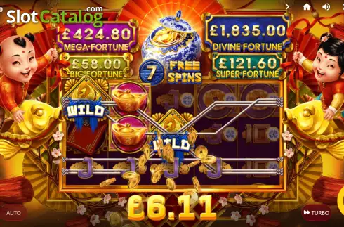 Скрин9. Fa Fa Babies (Red Tiger) слот