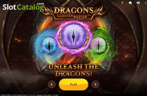Скрин2. Dragons Clusterbuster слот