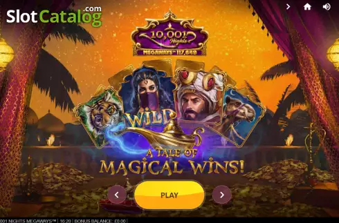 Скрин2. 10001 Nights Megaways слот