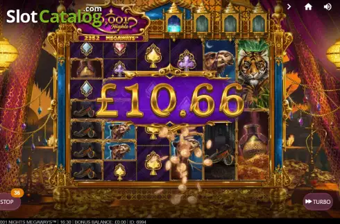 Скрин5. 10001 Nights Megaways слот