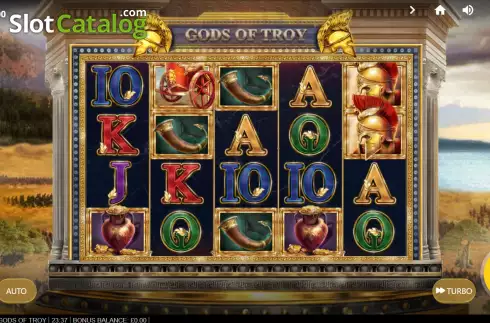 Скрин3. Gods of Troy слот