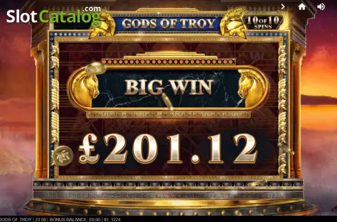 Скрин6. Gods of Troy слот