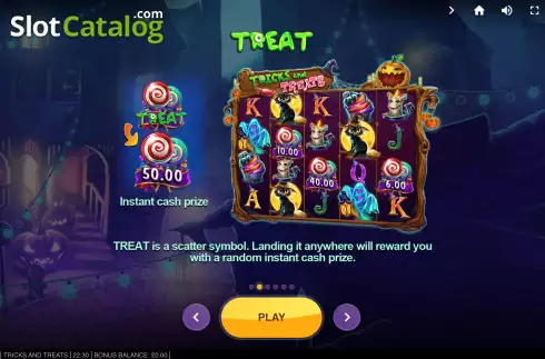 Скрин8. Tricks and Treats слот