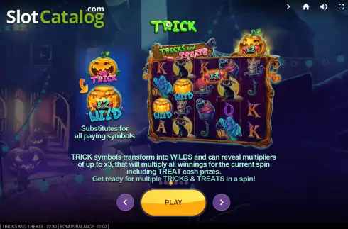 Скрин9. Tricks and Treats слот