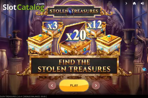 Скрин2. Stolen Treasures слот