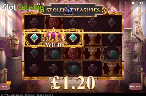 Скрин5. Stolen Treasures слот