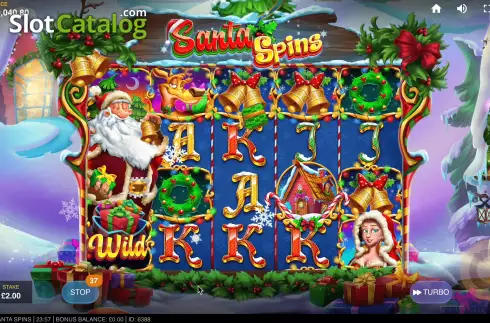 Скрин6. Santa Spins (Red Tiger) слот