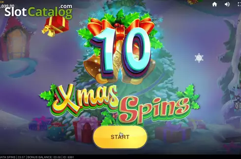 Скрин7. Santa Spins (Red Tiger) слот