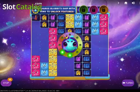 Скрин4. Blobsters Clusterbuster слот